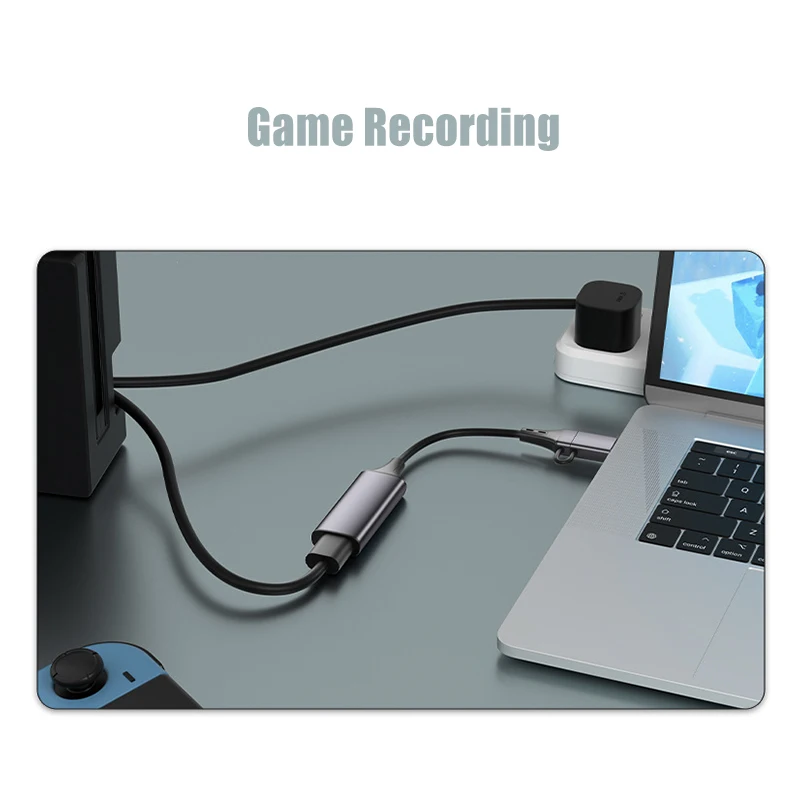 USB/Type C 2 in 1 Video Capture Card 4K USBC To HDTV 1080P PC Game Recording Camera Grabber Live Streaming for PS4 Xbox Switch