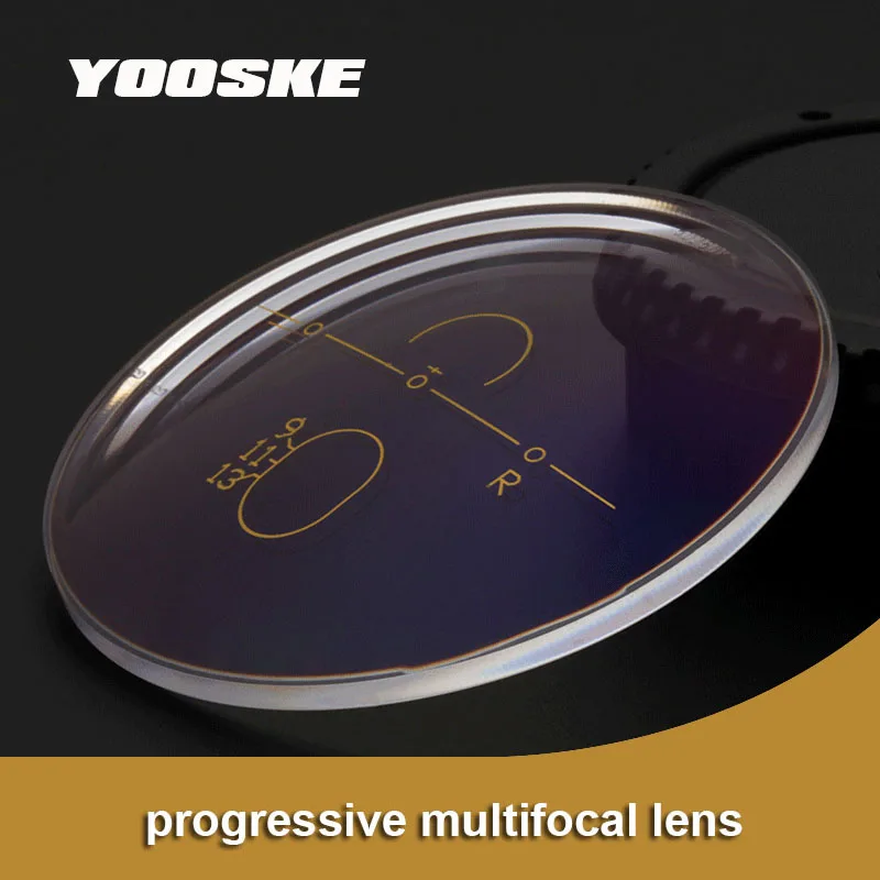 

YOOSKE Progressive Multifocal Lens Refractive index 1.56 1.61 1.67 Anti Blue Light Lenses Myopia Optical Prescription Lens