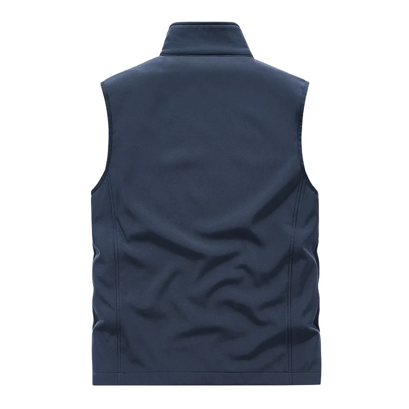 Fleece Vest For Men Winter Softshell Jacket Polar Fleece Outdoor Fishing Sleeveless Men Waistcoat Windproof Softshell Vest Men5x 5