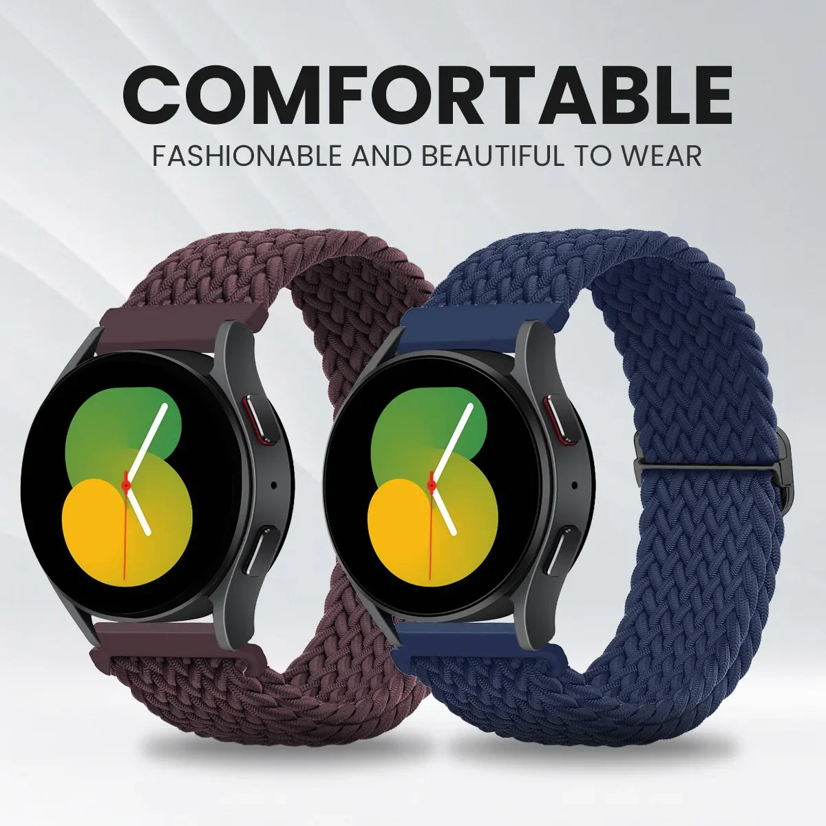 Premium Nylon Braided Solo Loop Band - Elegant and Durable Strap