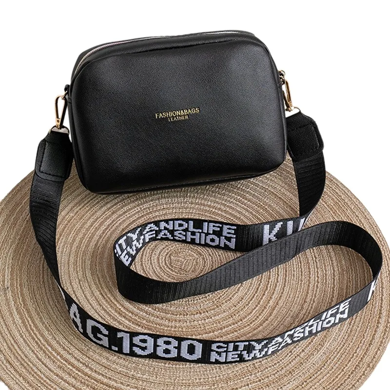 Women's shoulder bag crossbody bag ladies handbag Small Spring And Summer Square Contrasting Letters Single Shoulder