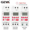 GEYA THC-30A 20A 16A Electric Digital Timer Switch Programmable AC DC 12V 24V 110V 220V 240V  Electronic Timers 5