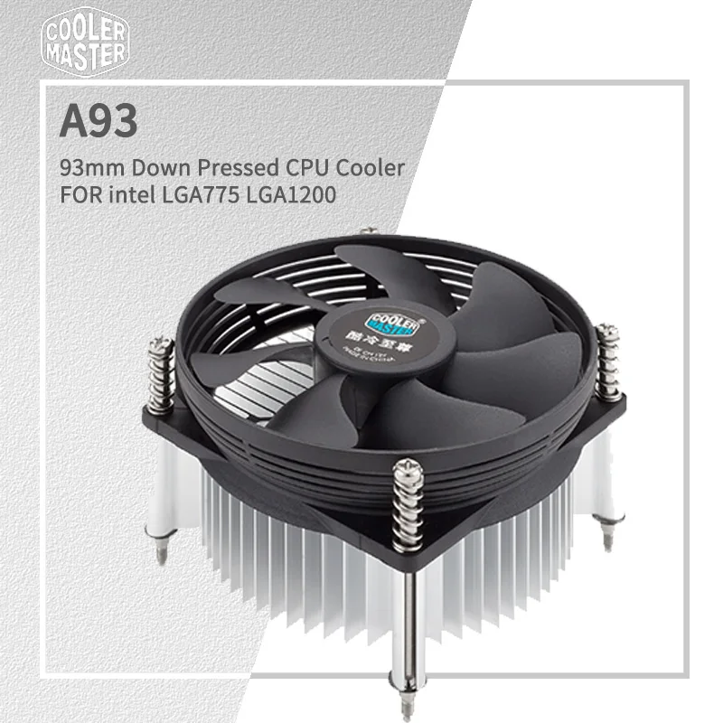 Cooler Master A93 CPU Cooler For Intel LGA775 LGA1200 CPU Radiator