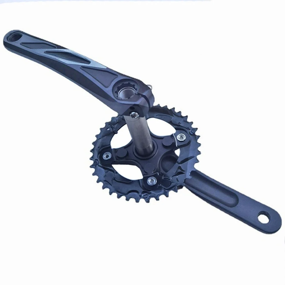 170mm 38T 알루미늄 합금 크랭크셋 (산악 자전거용) HOLLOWTECH 스타일 크랭크 암 스틸 체인링 7/12단 호환