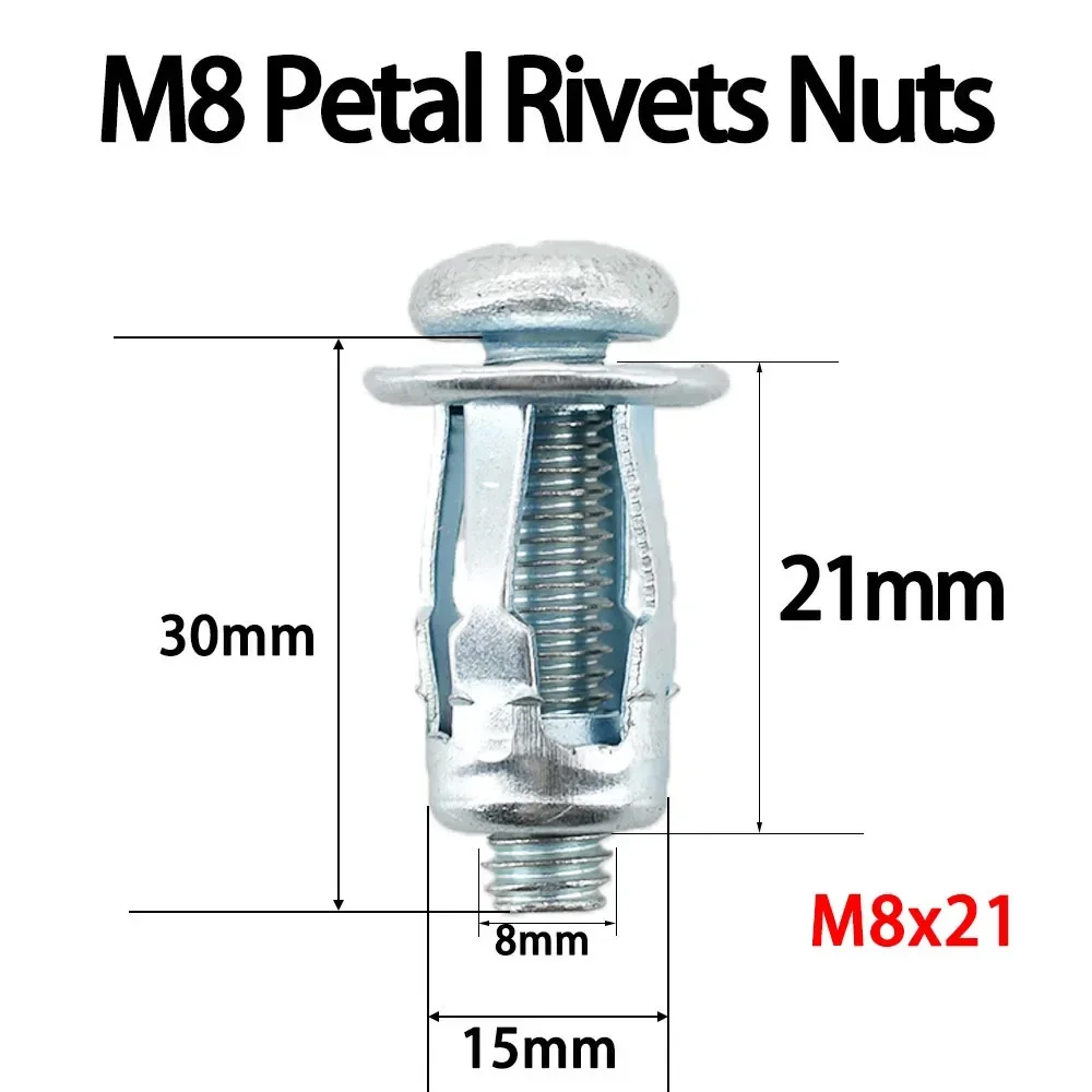 Auto Fasteners M4 M5 M6 M8 Molly Jack Nut Rivet Nut Screws