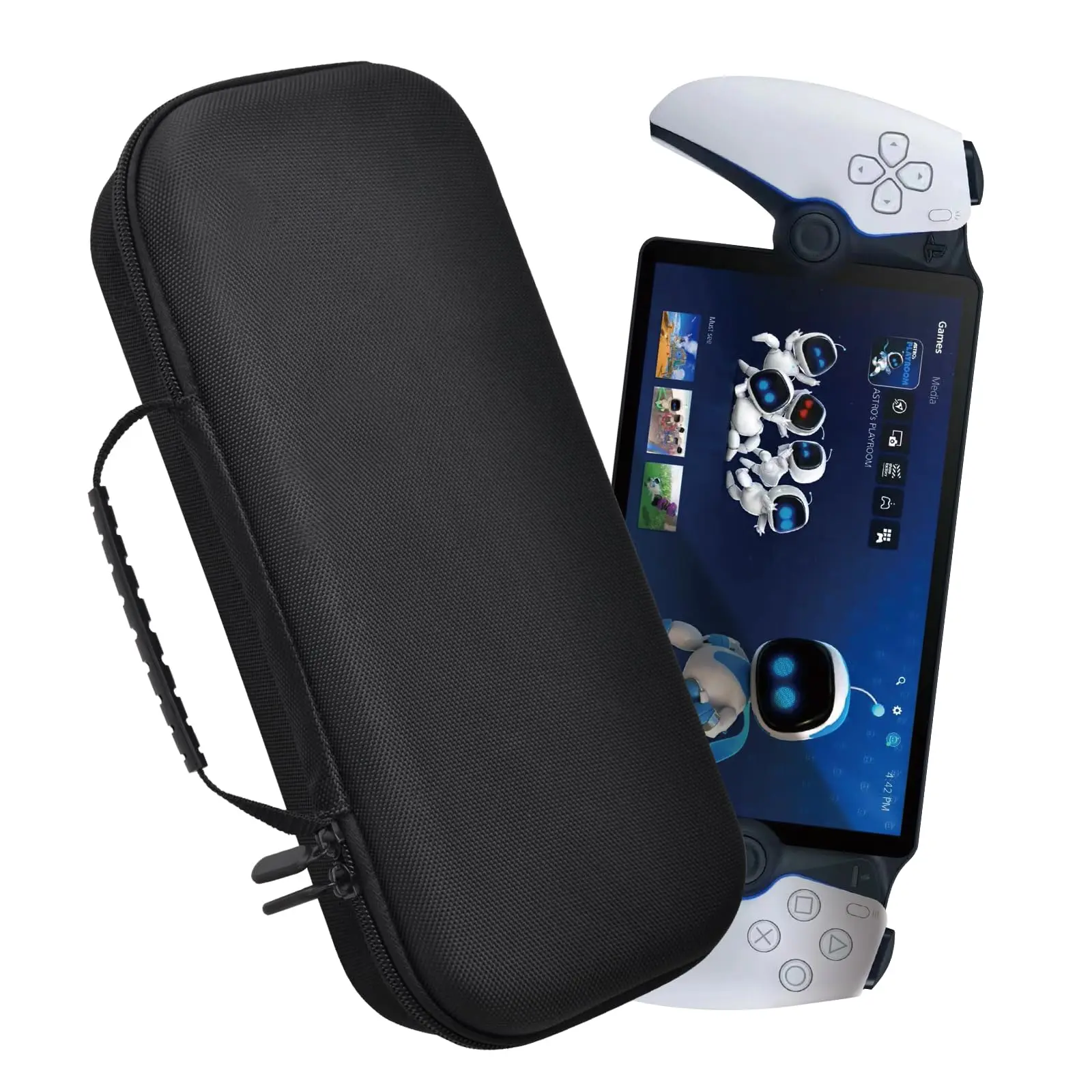 

Travel Case for PlayStation Portal Remote Player, Carry Bag Fits PlayStation 5 Portal Remote -Built-in Stand Design Shockproof