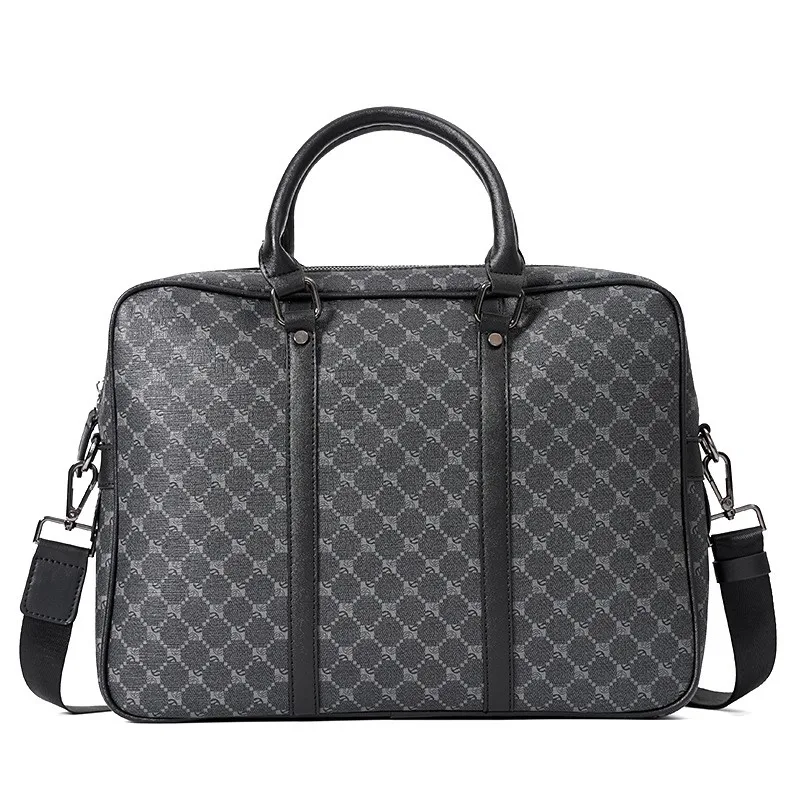 

Brand Briefcase Business 14 inch Laptop Handbag for Men Women Crossbody Computer Bags Fashion designer Messenger Shoulder Bag