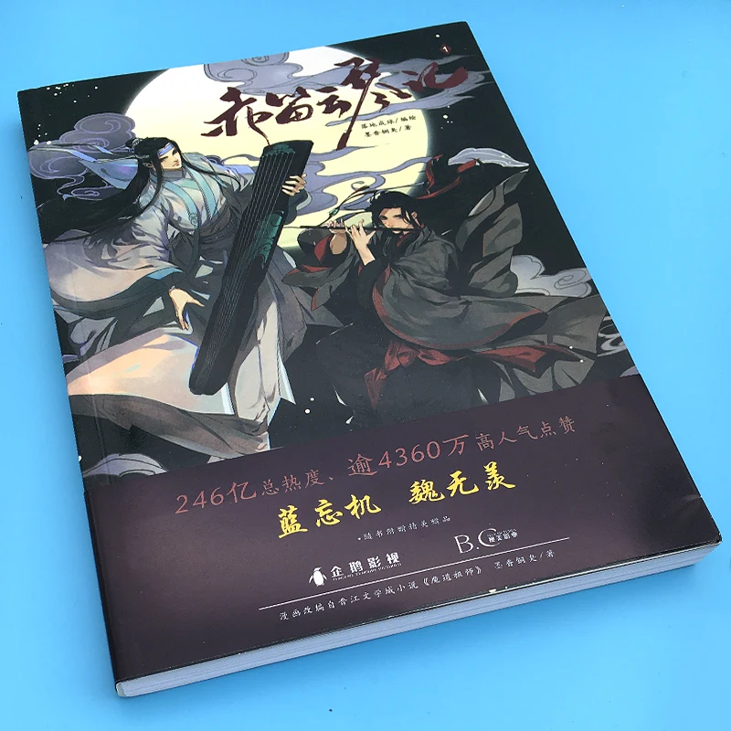 1-4 Patriarch of Magic Dao Mo Dao Zu Shi BL English Books Wei Wu Xian and  Lan Wang Ji Anime Book