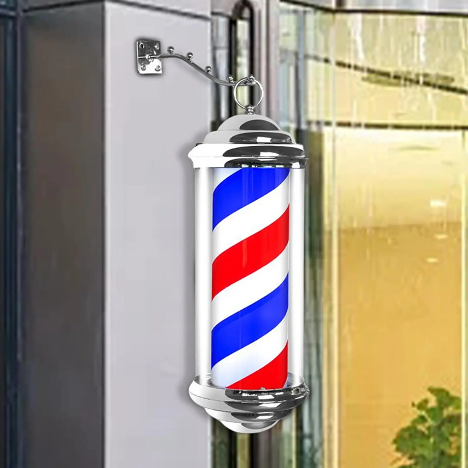 Barber Shop Sign Open Lighting Hair Salon Wall Mounted Rotating Pole LED Light Barber Shop Sign Open Lighting Hair Salon Wall Mounted Rotating Pole LED Light