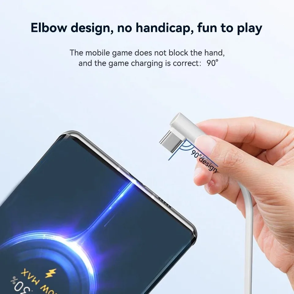 كابل USB أصلي من النوع C بقدرة 120 وات 67 وات شاحن...