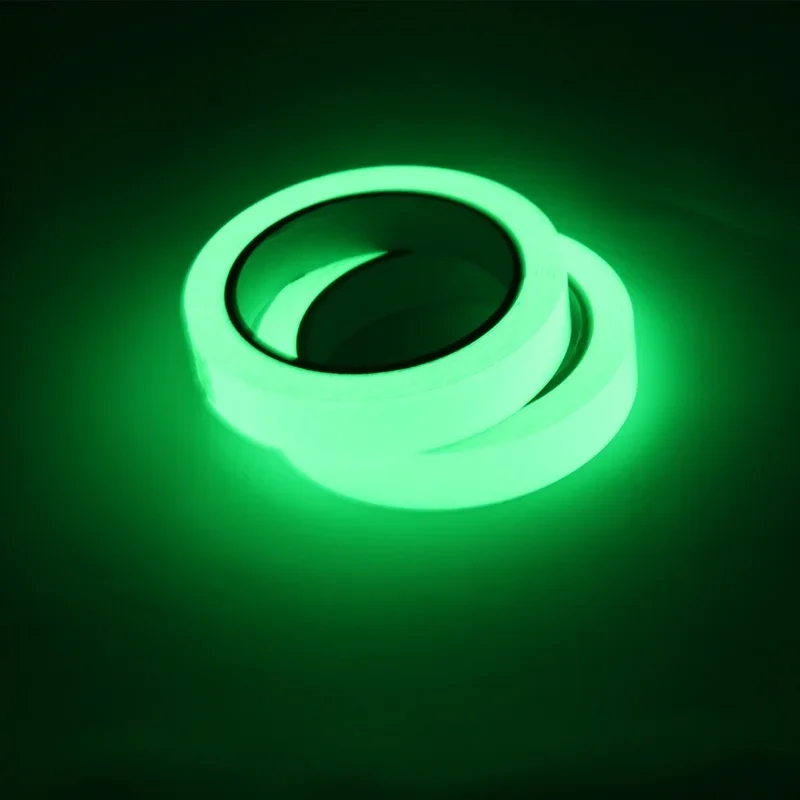 Luminous Tape Self-adhesive Tape Night Vision Glow in Dark Safety Warning Strips Bike Glowing Sticker 1Roll 1.5cm*3M