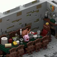 Moc Building Bricks Street View Challenge Medieval Castle Technology Modular Blocks Holiday Gifts Toys For Children DIY Sets 4