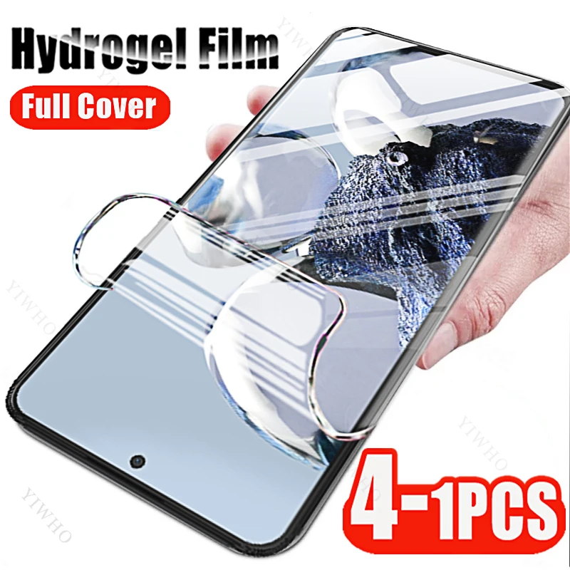 

4-1pcs for Xiaomi Mi 12 12X 12S 12T 11 11T 11i 11X Ultra Pro Lite 5G NE Screen Protector HD Soft Hydrogel Film for Xiaomi 12TPro