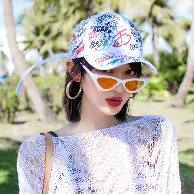 New Graffiti Hip-Hop Kpop Men Women Baseball Hats Cotton Breathable Snapback Skateboard Sport Caps Adult Cool Streetwear Fashion_voghion.com