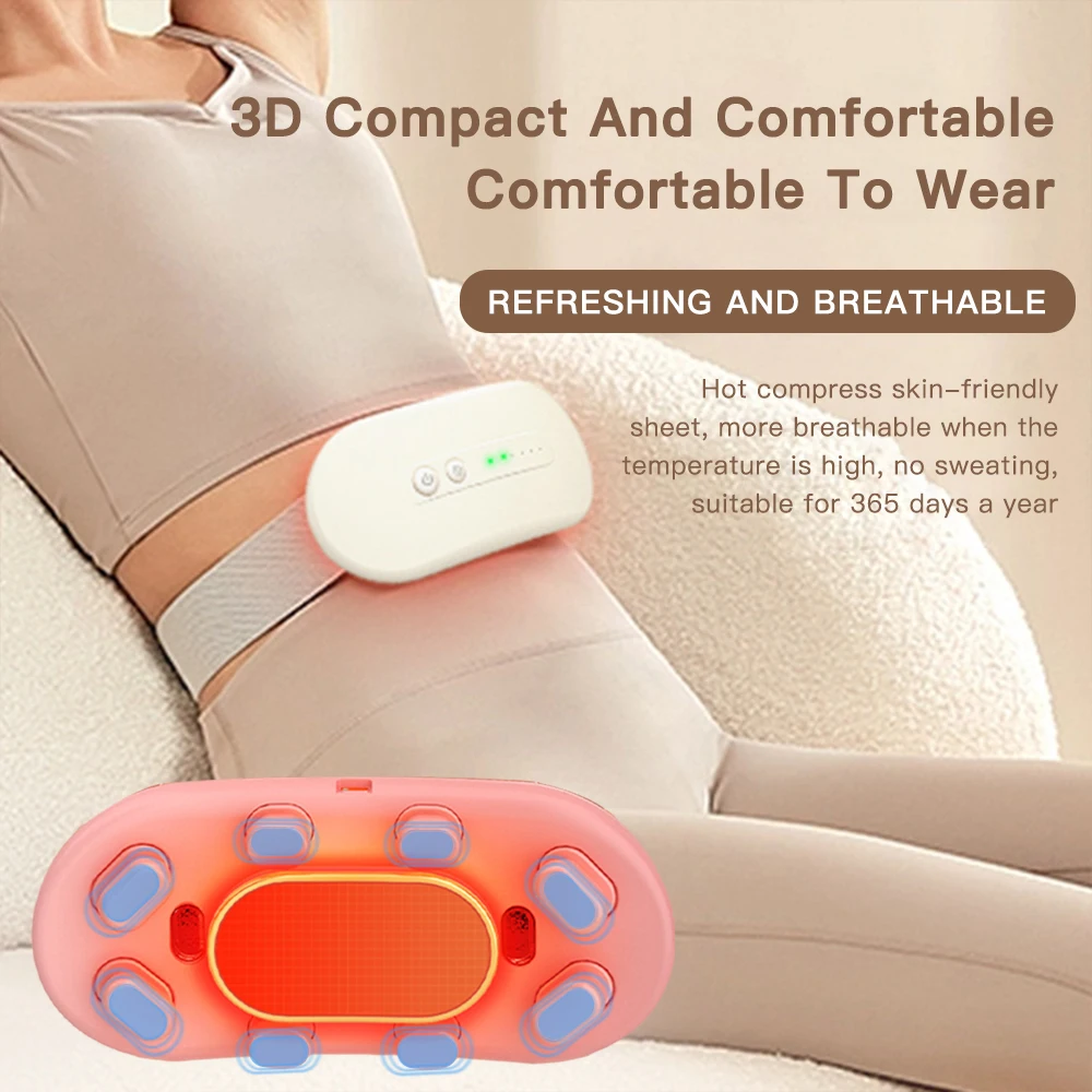 

Электрический нагревательный портативный массажер для менструальной терапии