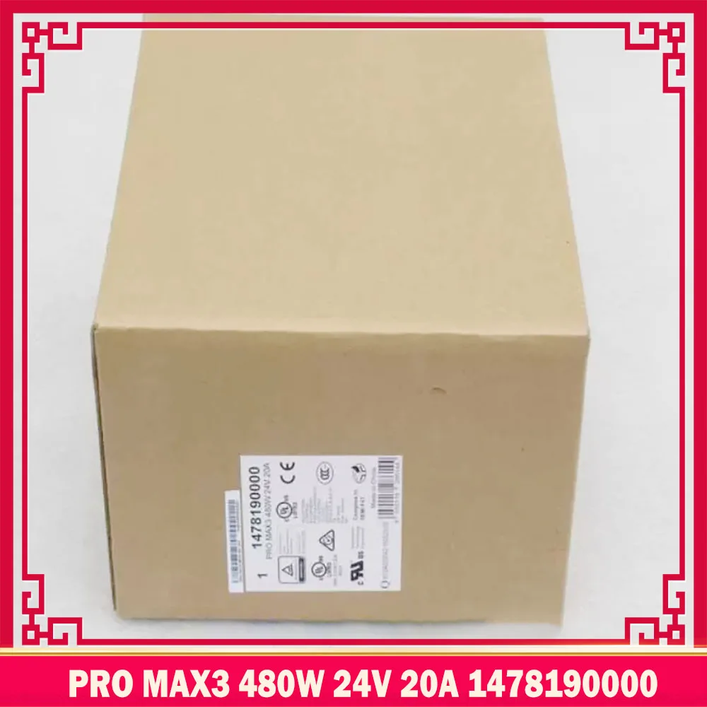 

NEW Original For Weidmüller Switching Power Supply High Quality Fully Tested PRO MAX3 480W 24V 20A 1478190000