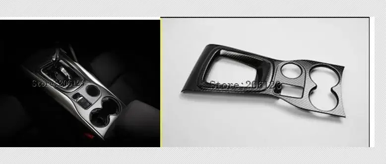For Renault Kadjar Gear Shift Box Panel Frame Cover Trim Chrome Interior Water Cup Decoration Car-Styling