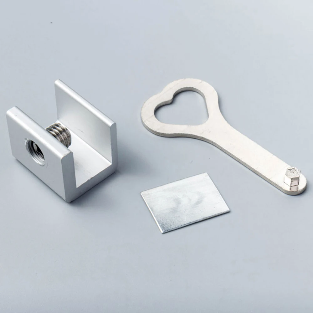 Description Picture 5 of itemSliding Door Window Locks Padlock Stop Aluminum Alloy Door Lock Frame Security Lock with Keys Safety Key Lock Dropshipping