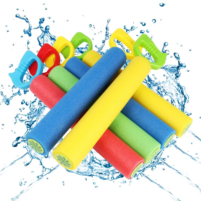 

Hand Pulled Foam EVA Water Cannon Water Gun Pull Out High-pressure Cannon Summer Gun Children's Swimming Toys Spyra Water Guns