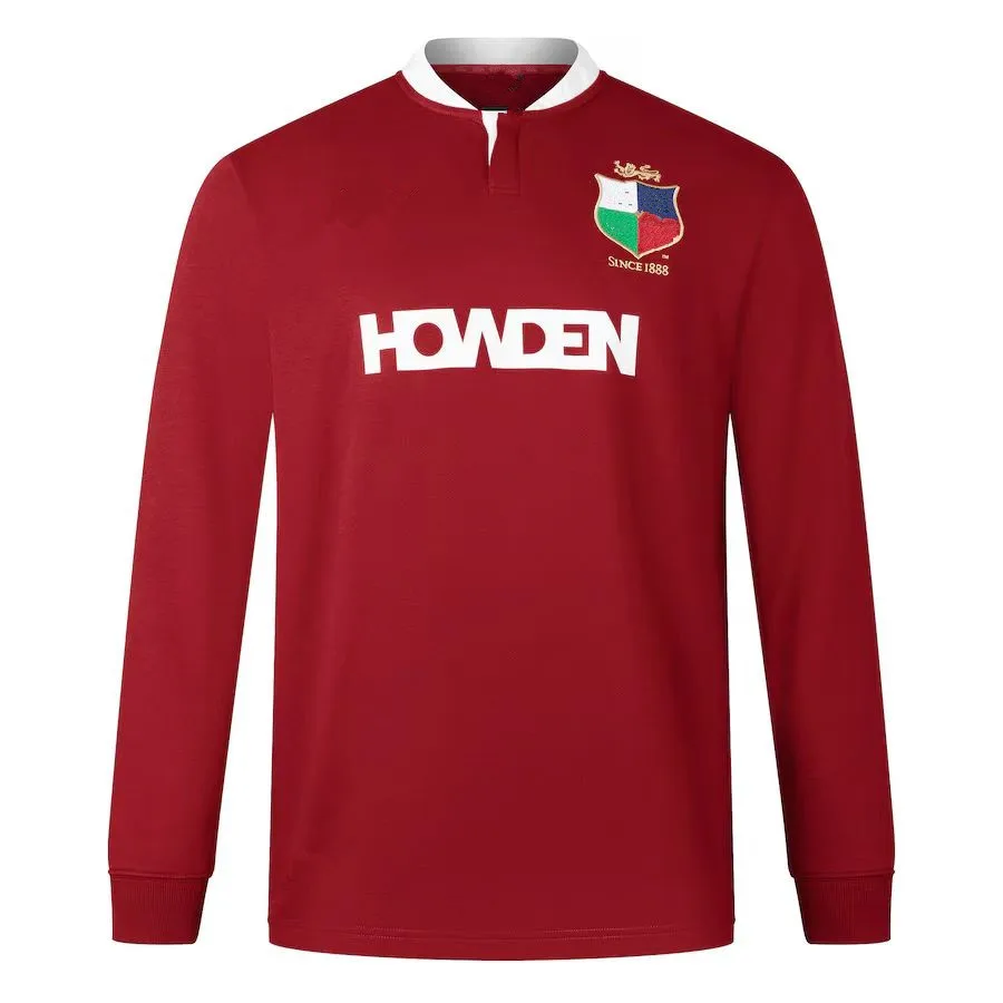 British and Irish Lions HOME RUGBY JERSEY MEN'S LONG SLEEVE TRAINING SHIRT SINGLET SHORTS rugby jersey