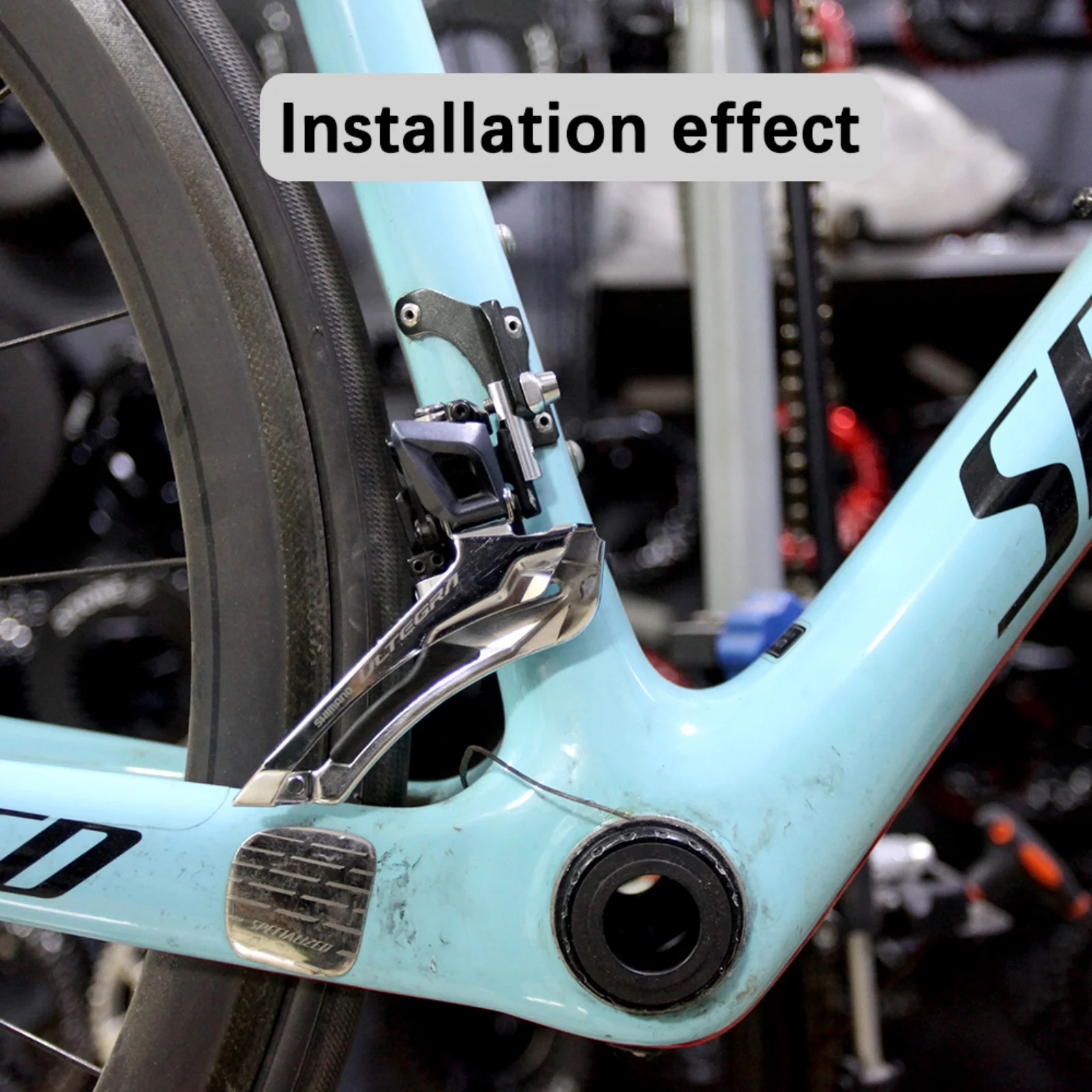 ストーンロードバイクフロントディレイラーエクステンダー,shimano