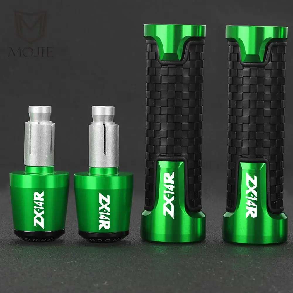 

Motorcycles CNC Aluminum Handlebar Grips Slider Cap Plug Bar End For kawasaki ZX14R ZX 14R ZX-14R 2006-2016 2015 2014 2013 2012