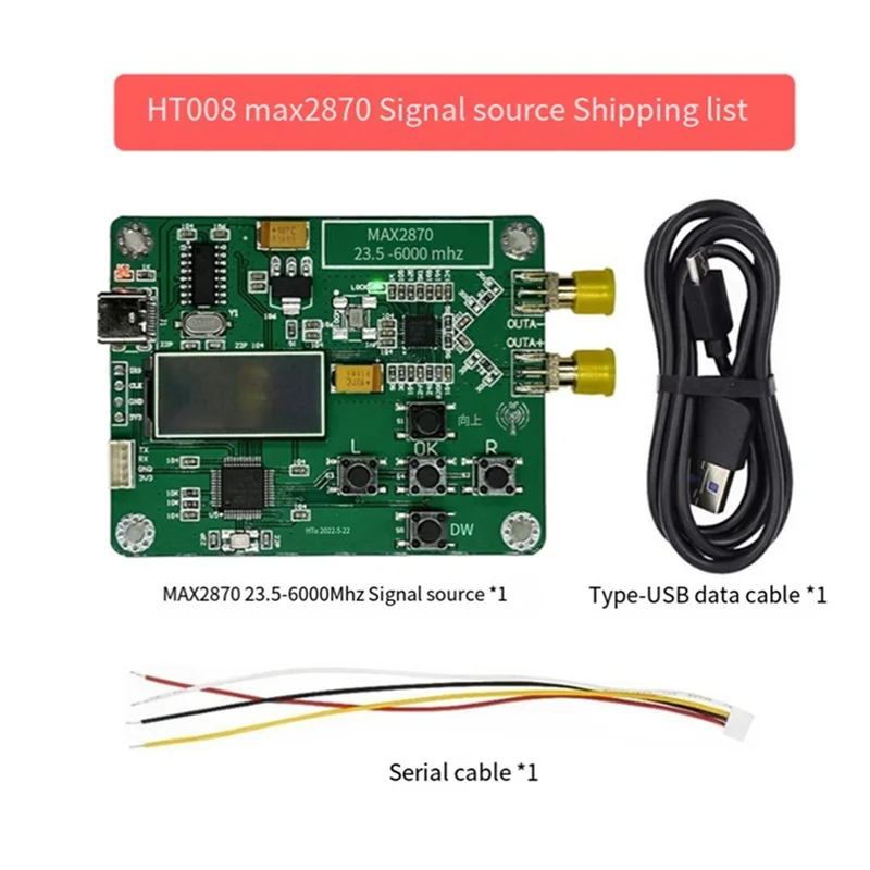 신호 발생기 신호 소스, 포인트 및 스윕 모드 지원, HT008, MAX2870, STM32, 23.5-6000Mhz
