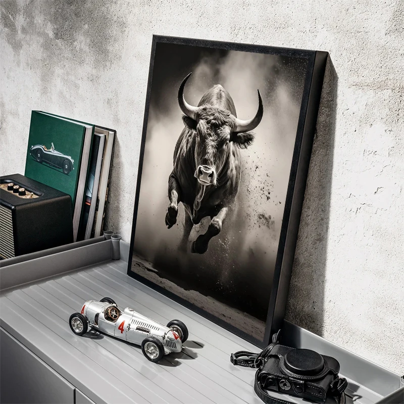 Monochrome Wildlife Canvas Art Prints