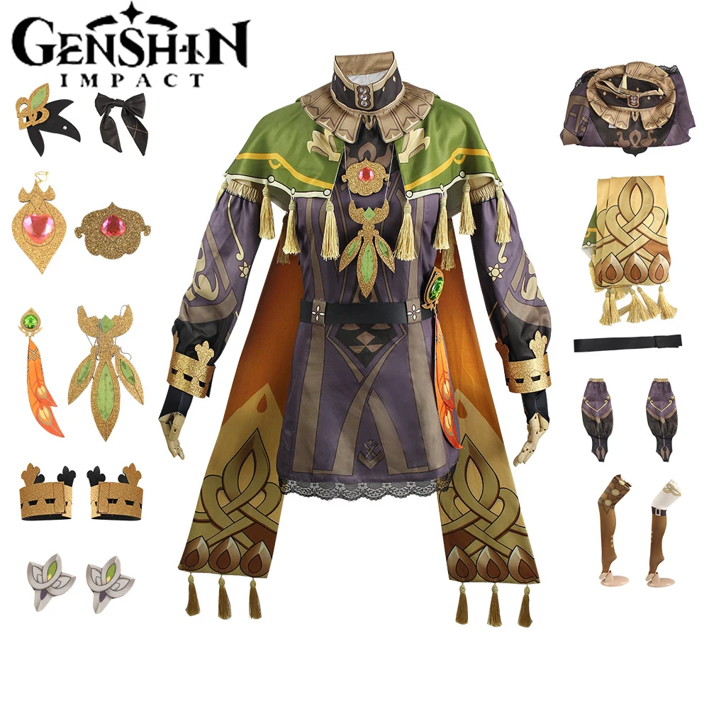 Genshin Impact Collei Traditional Sumeru Dress Cosplay Costume