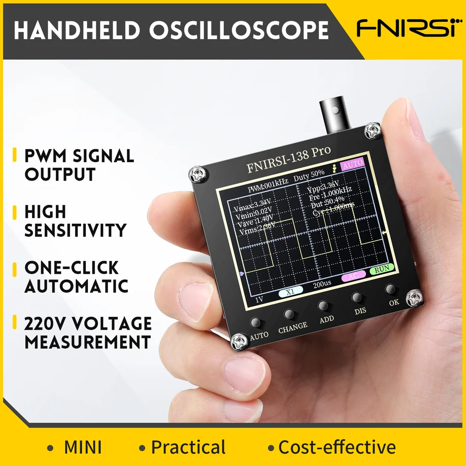 thumbnail image 2 of 138Pro Handheld Digital Oscilloscope Kit, 2.5MSa/s 200KHz 2 of 14