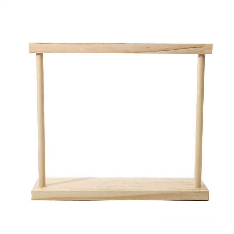 1pc Large Beautiful Practical Pendant Display Stand, Necklace Holder Organizer, Double Sided Solid Jewelry Display Frame, Home