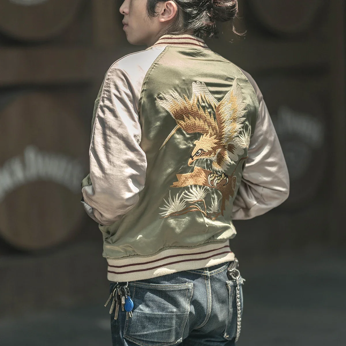 SAPEur SOUVENIR スーベニアジャケット スカジャン リバーシブル 楽天市場】【中古】SAPEur | サプール 名古屋限定 Reversible