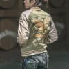 Non Stock Suka Reversible Souvenir Jacket Embroidered Sukajan Baseball Outerwear 1