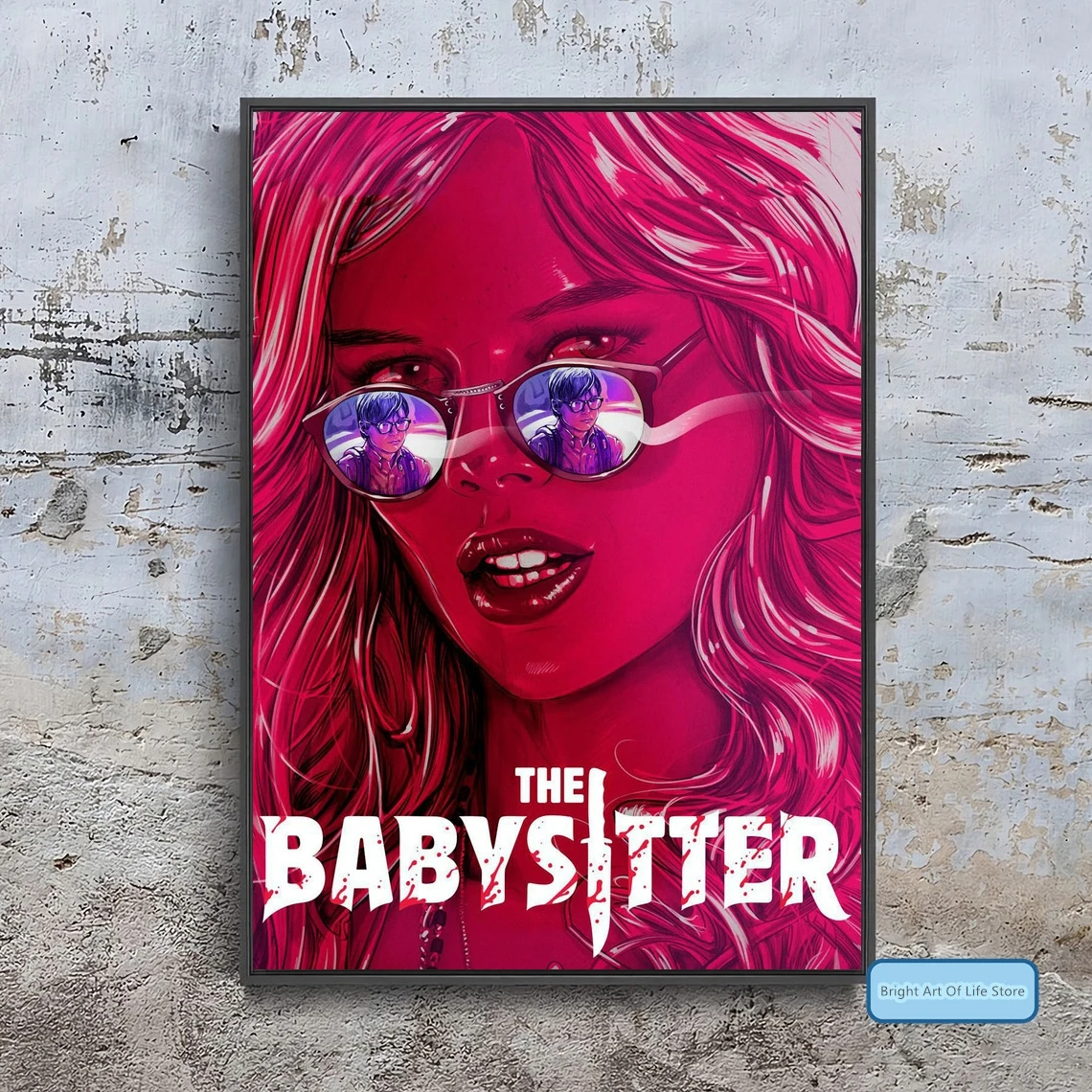 

The Babysitter (2017) Movie Poster Cover Photo Print Canvas Wall Art Home Decor (Unframed)