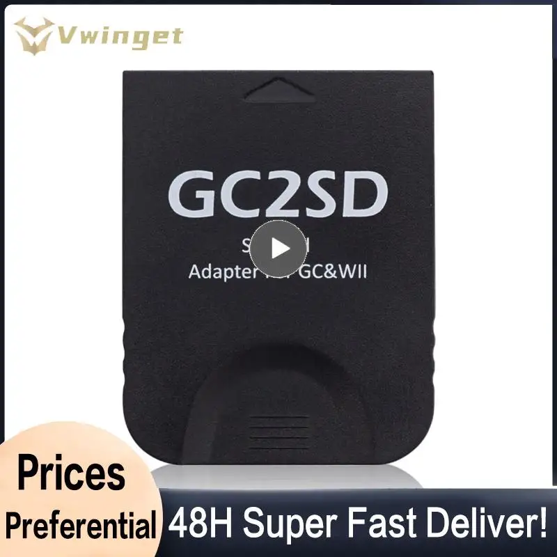 Adattatore Per Scheda Adattatore Per Scheda Sd Per Console Gamecube E Wii Adattatore Per Scheda Di Memoria Sd Sd2Sp2 Per Gamecube Wii