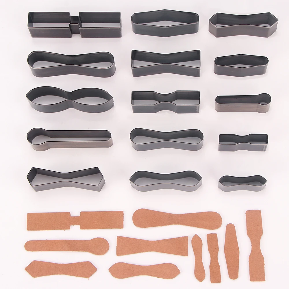 Zipper Head Leather Steel Rules Metal Die Zipper Head Die Knife 15 Designs Stainless Steel Punching Leather Craft Tools,leather hole puncher,leather punching awl,round hole punch cutter set,hole punch cutter set,leather hole punch,leather punch tool,eyelet installation punch tool,round hole punch set