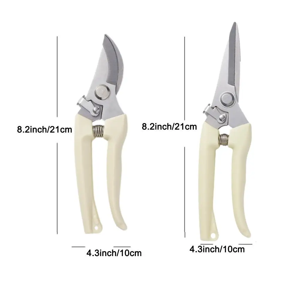 Pruner Garden Scissors Professional Sharp Bypass Pruning Shears Tree Trimmers Secateurs Hand Clippers For Garden Beak Scissors 6