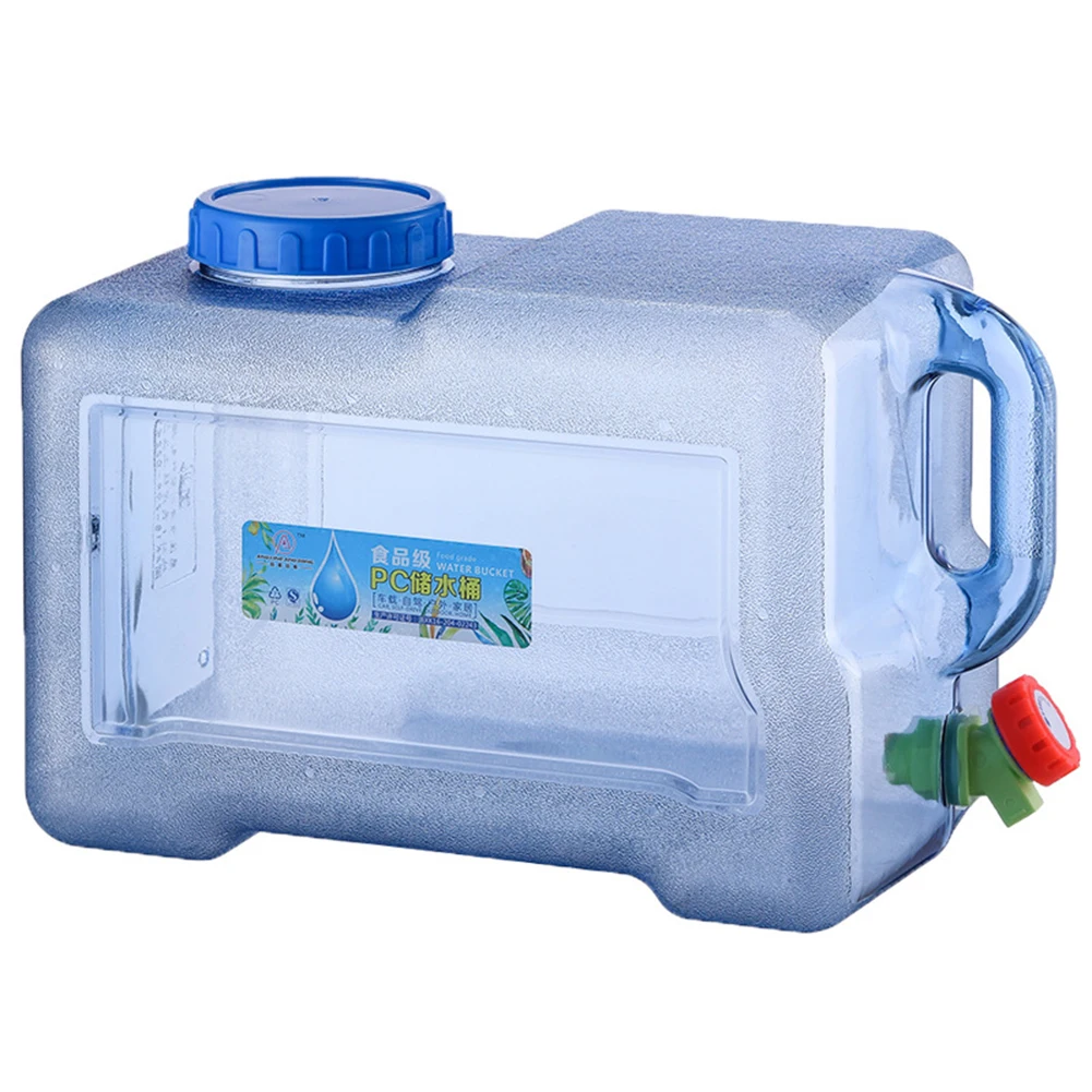 Water Carrier Tank 18/20/22L Food Grade Pure Water Canister Large-Capacity with Faucet Outdoor Accessories For Hiking Fishing
