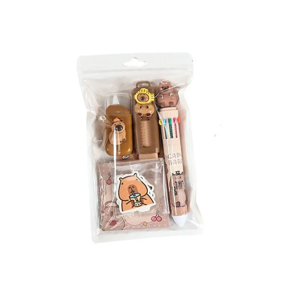 Capybara Stationery Set Creative Style Student Gift Correction Tape Multi-functional Back To School Ball-point Pen Students