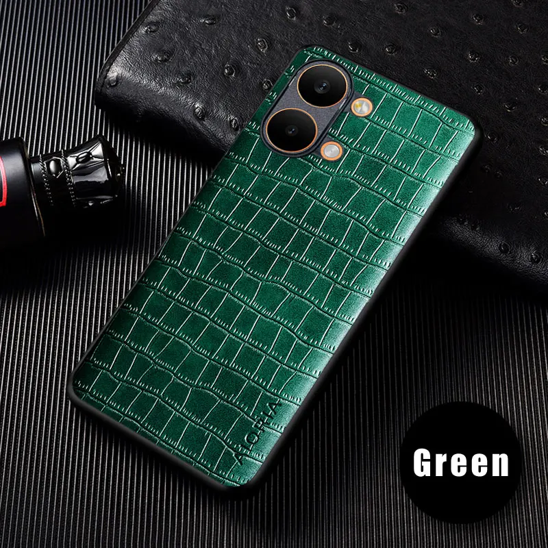 Luxury Leather Slim Fit Anti-Scratch Protective Back Cover