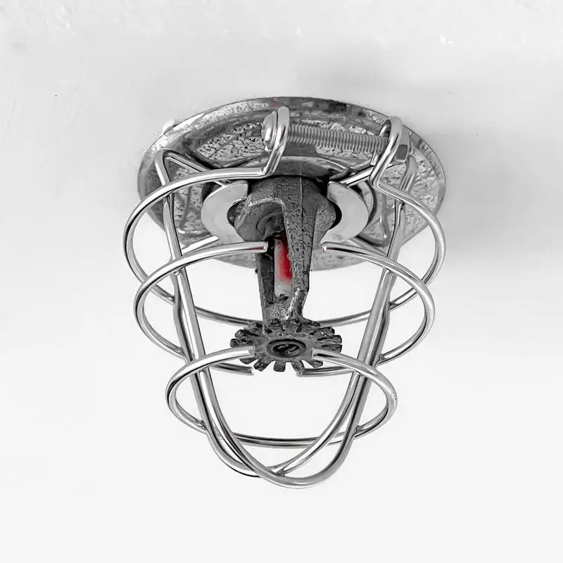 Fire Sprinkler Covers Sprinkler Protective Bracket Effective Protection Bracket Made Of Carbon Steel Cage For Restaurants Homes