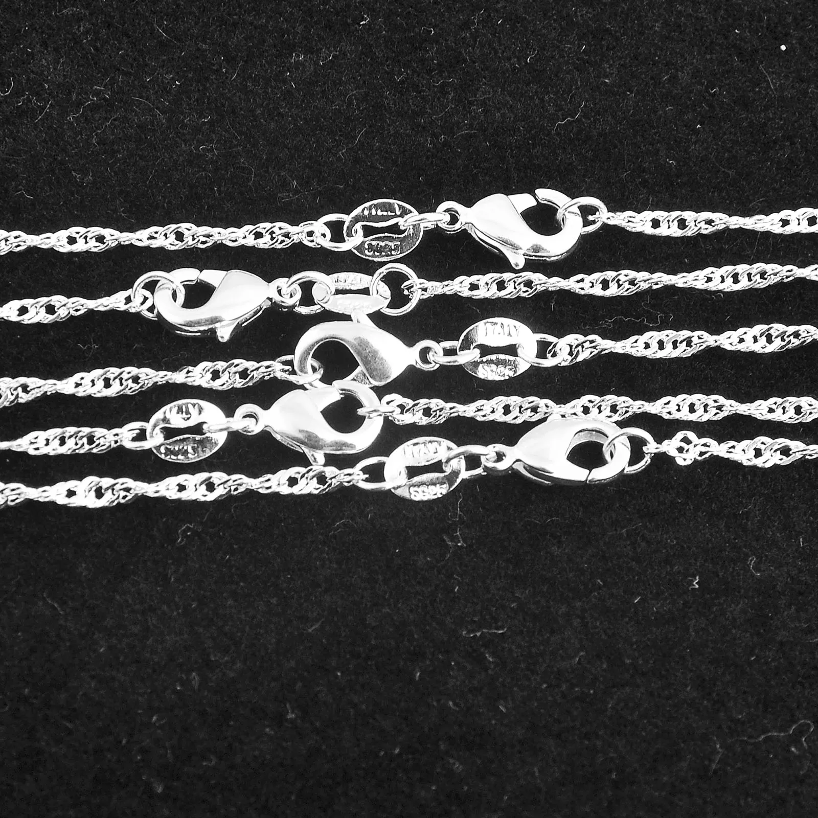 Catena corda in argento 925 massiccio