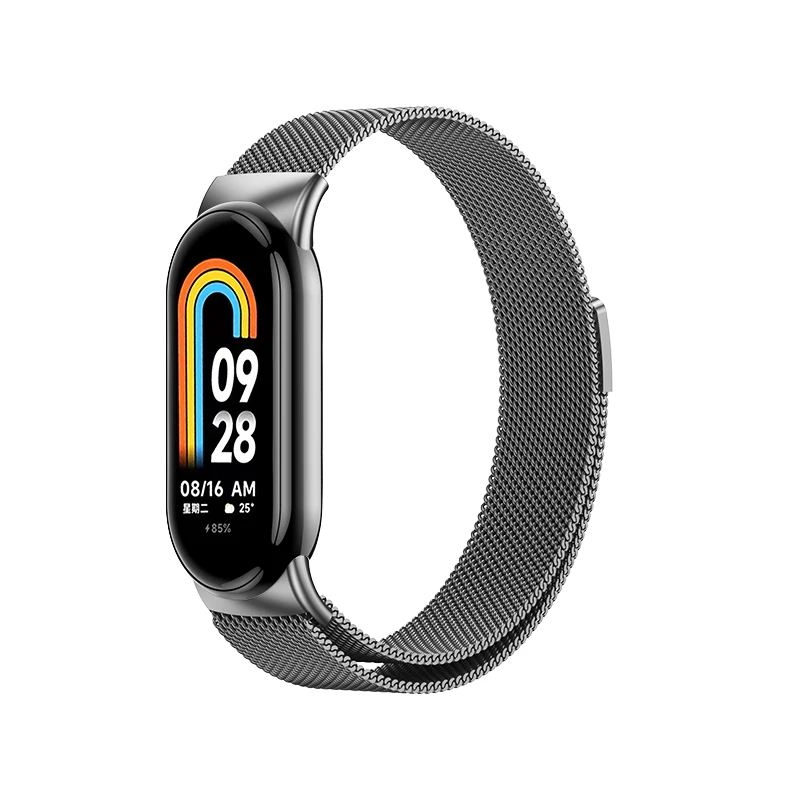 Milanese Loop Magnetic Metal Strap for Smart Bands - Elegant Bracelet Wristband Accessories