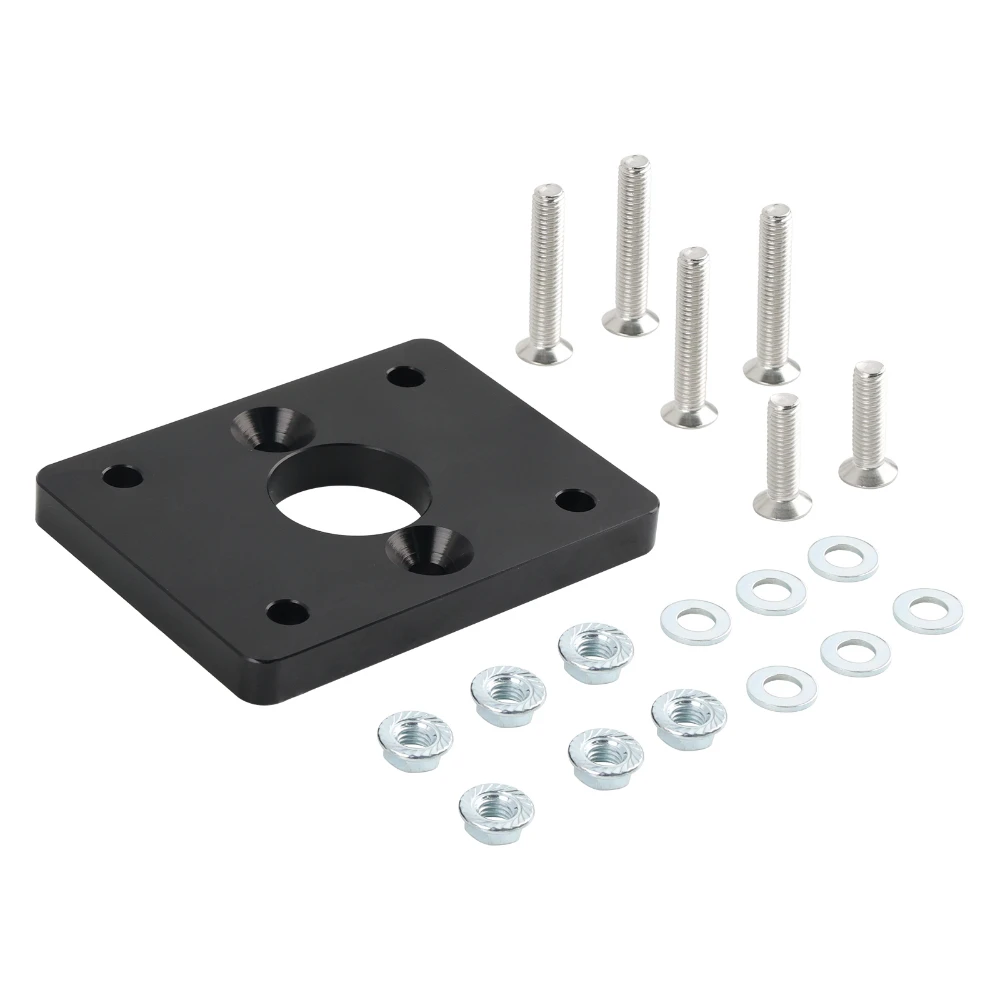 High-Quality and Durable Black Brake Booster Eliminator Delete Adapter Plate For Honda Civic Integra