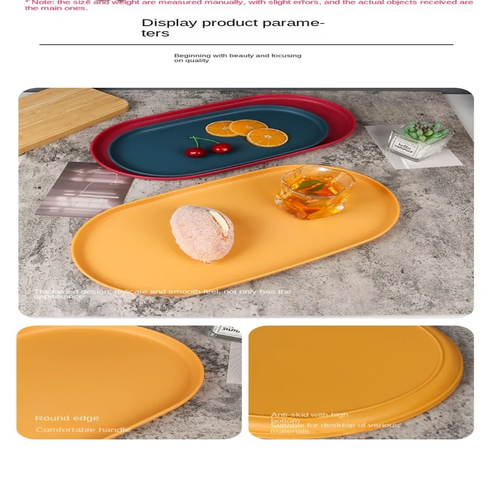 Tray Desktop Cosmetic Organizer Food Container Fruit Cake Plate Dessert Plate Nut Trays Baking Pastry Storage Storage Tray 5