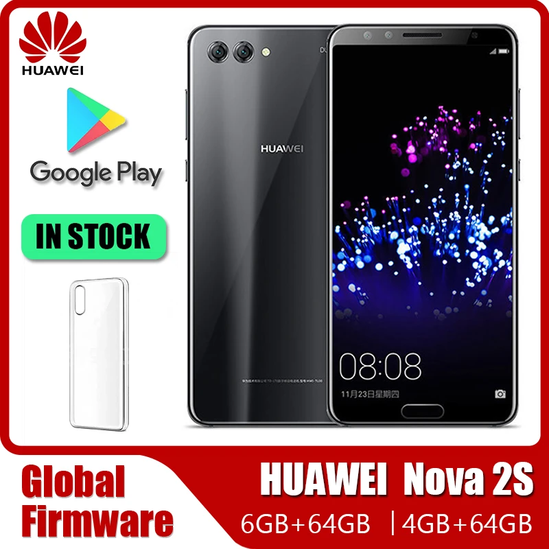Original Used Smartphone Huawei Nova 2S Cellphone Dual SIM Solt Mobile Phone Dual Camera refurbished iphone xr