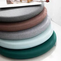 Japanese-style Circular Memory Foam Cushion, Tatami Cushion, Knitted Cotton Cushion, Chair Cushion Office Chair Round Pillow 1
