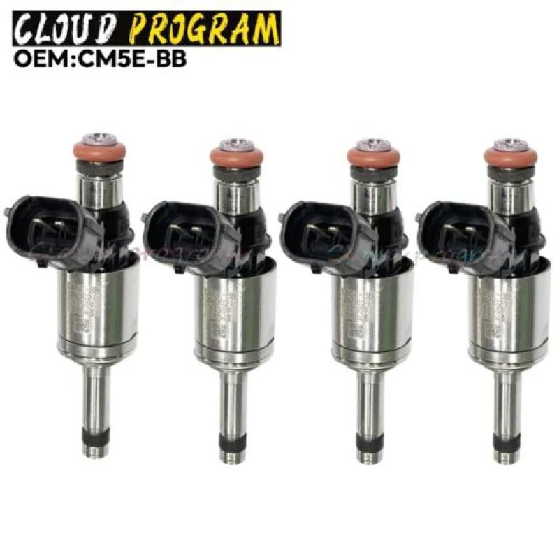

Set of 4 New Fuel Injectors CM5E-BB For 12-2018 Ford Focus EcoBoost GDI 2.0L L4