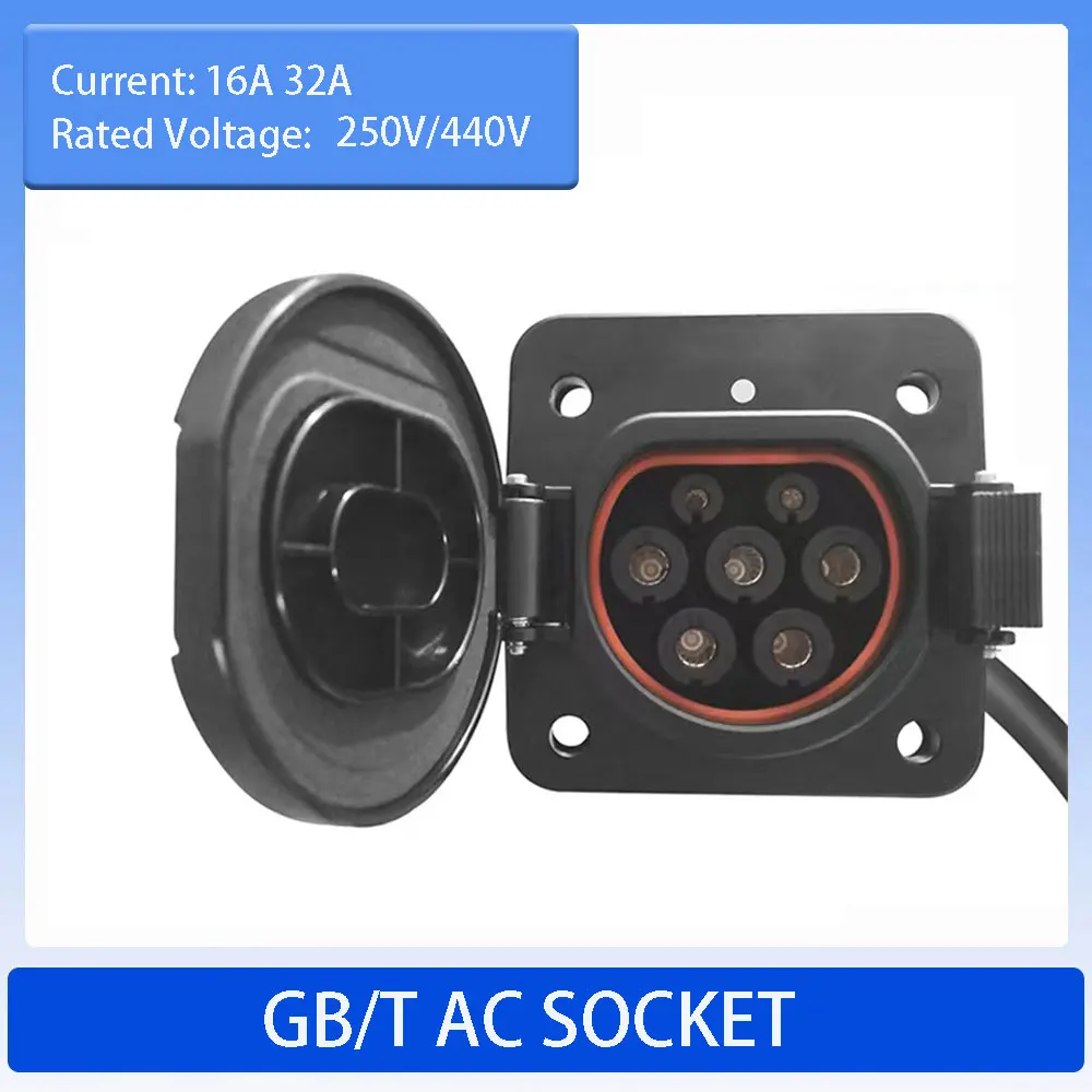 GBTElectricCarFastChargerGBTInletSocketEVChargingConnector