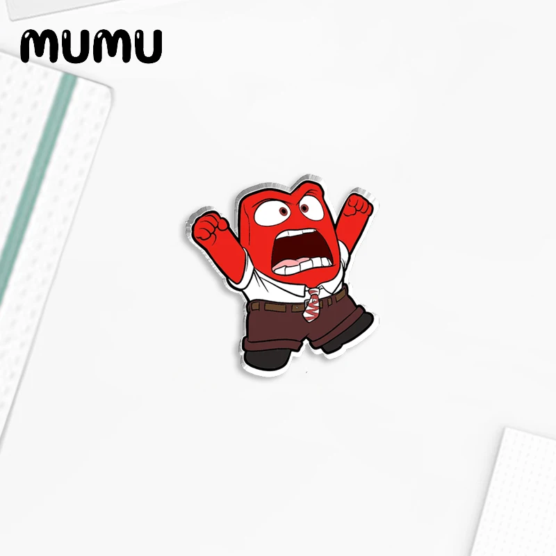 2024 New Inside Out Lapel Pin Joy Sadness Anger Acrylic Brooches Handmade Epoxy Jewelry Shirt Bag Badge